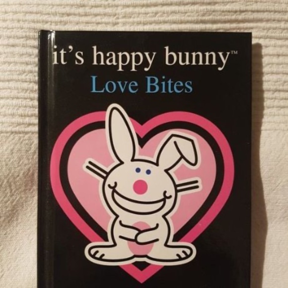 Happy bunny "Love Bites" by Jim Benton + Love Booklet - Picture 2 of 5